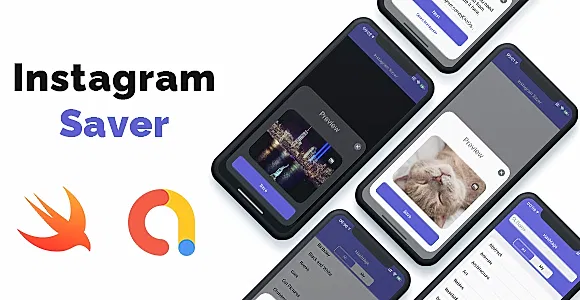 Instagram Saver - iOS App. Save photos & videos to Photo Gallery from Instagram