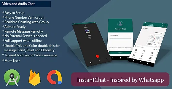 InstantChat - Chat App Inspired by Whatsapp