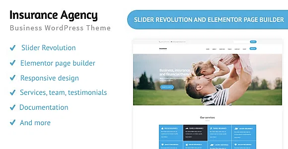 Insurance Agency WordPress Theme