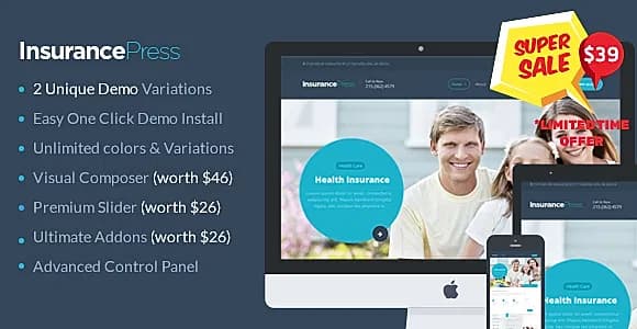 InsurancePress WordPress Theme