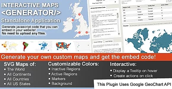 Interactive Maps Generator