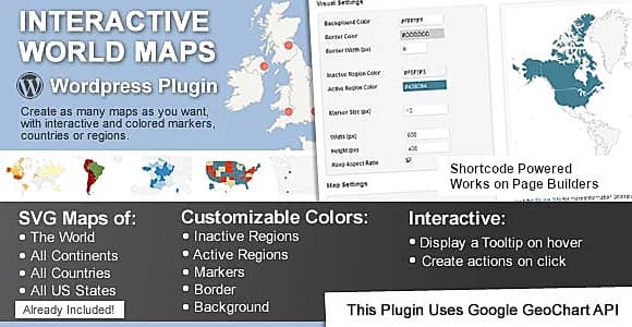 Interactive World Maps WordPress Plugin