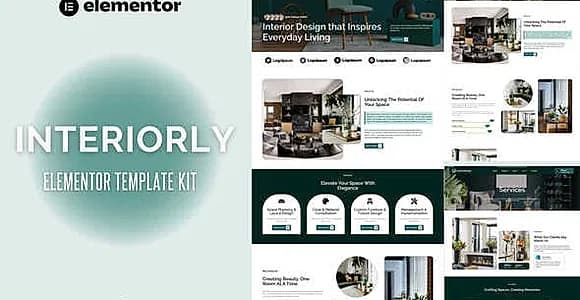 Interiorly – Interior Design Elementor Template Kits