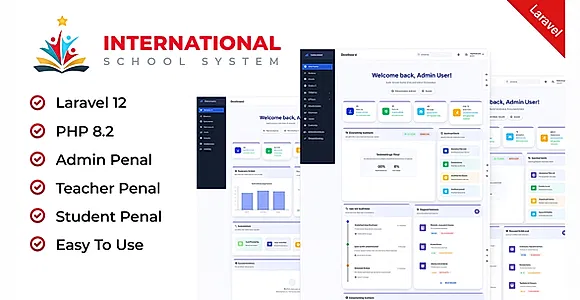 International - School PHP Laravel Script
