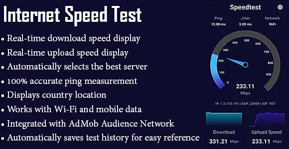 Internet Speed Test | ADMOB