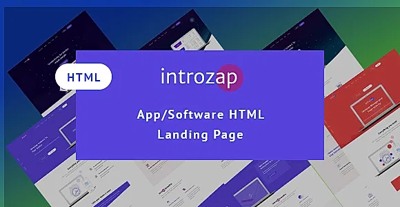IntroZap: App/Software Landing Page
