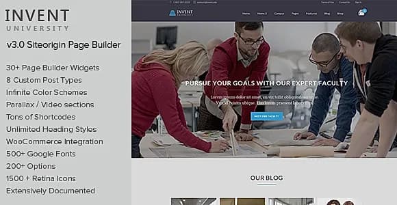 Invent WordPress Theme