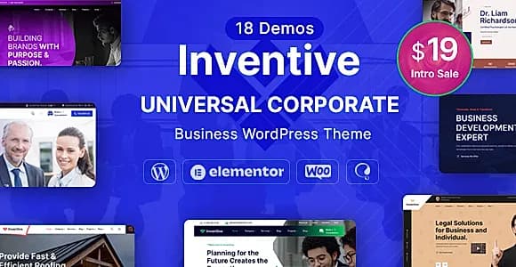 Inventive WordPress Theme
