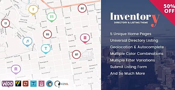 Inventory WordPress Theme
