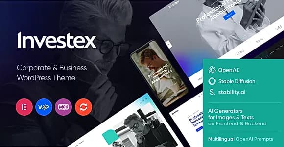 Investex WordPress Theme