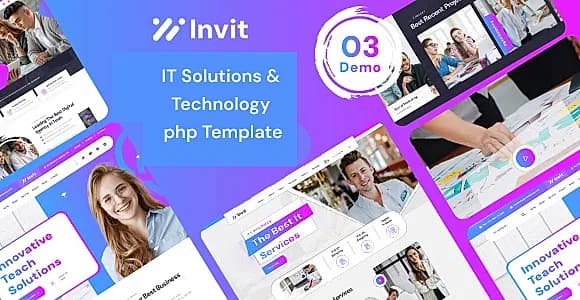 Invit- IT Solutions & Technology PHP Template