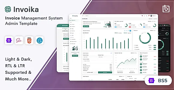 Invoika - Invoice Management Admin Template