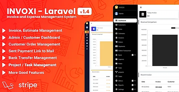 INVOXI - Laravel Invoice and Expense Management System