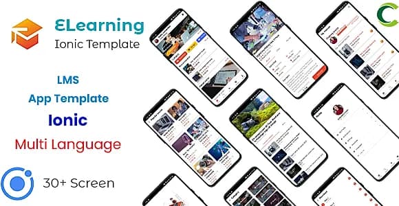 Ionic LMS App Template | Course App Template Ionic | Udemy Clone Ionic