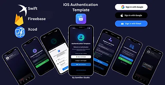 iOS Authentication Template - Firebase, Google & Apple Sign-In | SwiftUI