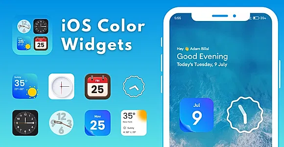 iOS Color Widgets with AdMob Ads Android