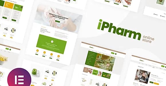 iPharm - Online Pharmacy Woocommerce Elementor Template Kit