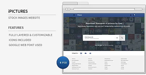 iPictures - Stock Images Website