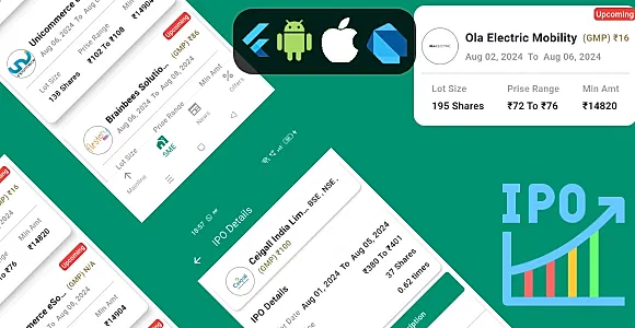IPO Pro Info and Guide - Flutter(iOS & Android)