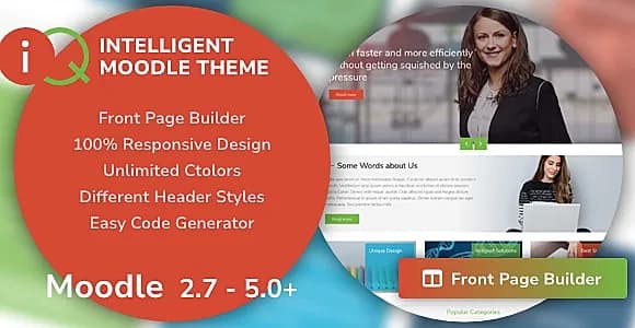 IQ | Intelligent Moodle Theme