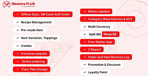 iRestora PLUS - Next Gen Restaurant POS