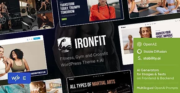 Ironfit WordPress Theme