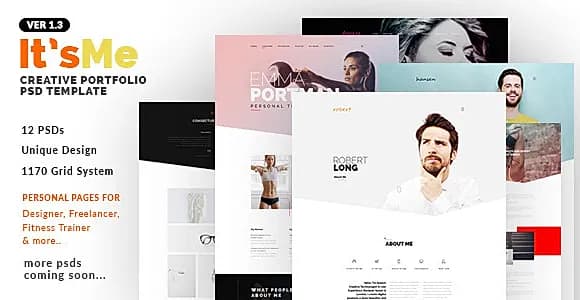 It'sMe - Creative Portfolio PSD Template