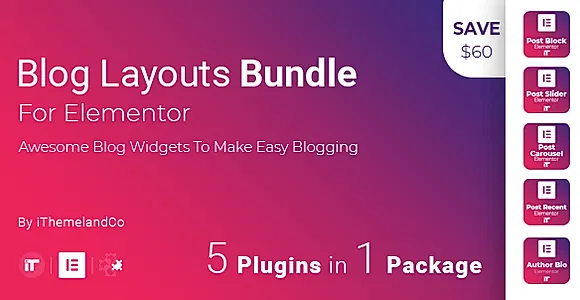 iThemeland Blog Bundle for Elementor WordPress Plugin