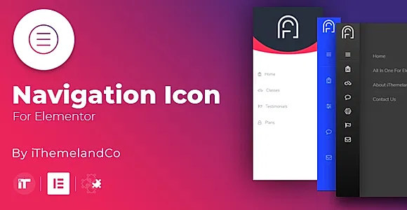 iThemeland Icon Nav For Elementor WordPress Plugin