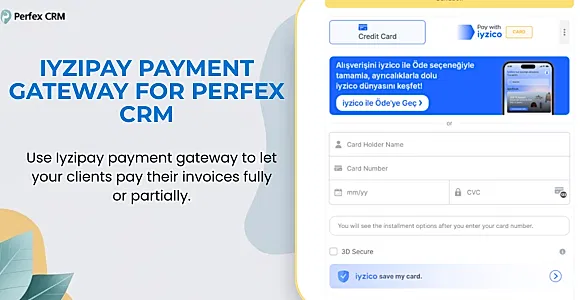 Iyzipay Payment Gateway for Perfex CRM