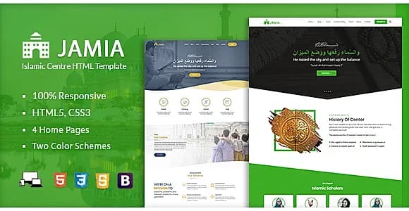 Jamia - Islamic Center Responsive HTML Template