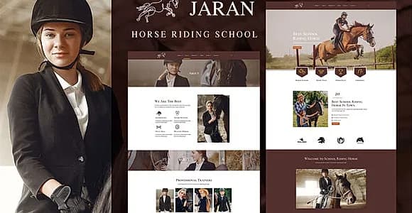 Jaran - Horse Riding School Elementor Template Kit