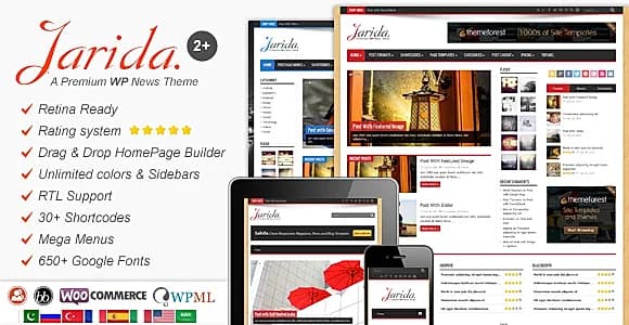 Jarida WordPress Theme