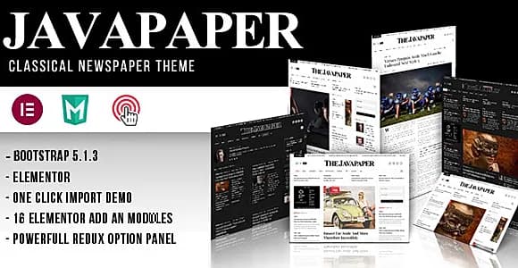 Javapaper WordPress Theme