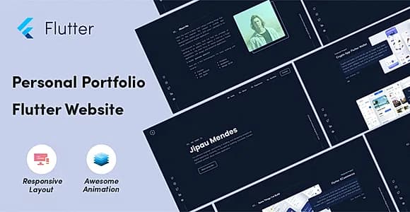 Jeff Portfolio - Modern Flutter Web Personal Portfolio & Developer Website Template