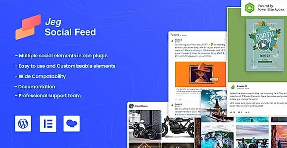 Jeg Social Feed WordPress Plugin