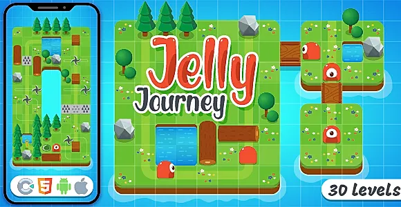 Jelly Journey Pro - HTML5 Game, Construct 3
