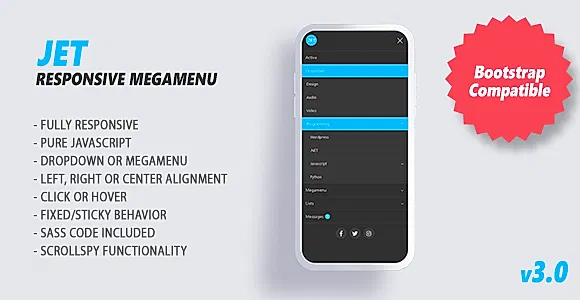 Jet - Responsive Megamenu