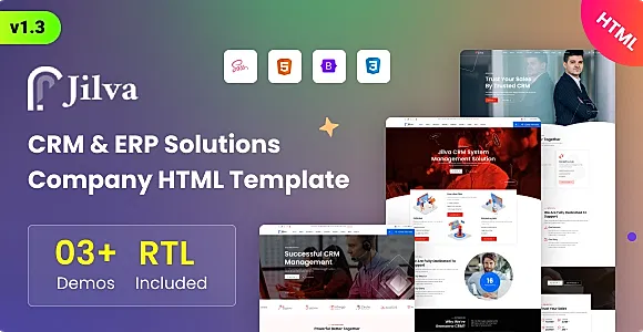 Jilva - CRM & ERP Solutions Company Bootstrap 5 Template