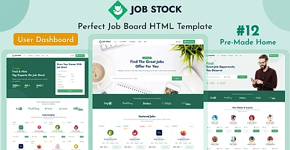Job Stock - Job Board Template