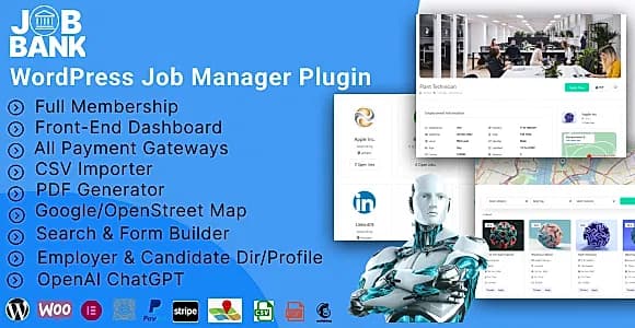 JobBank - WordPress Job manager plugin
