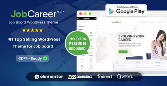 JobCareer WordPress Theme
