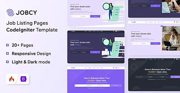 Jobcy - CodeIgniter Job Listing & Directory Template