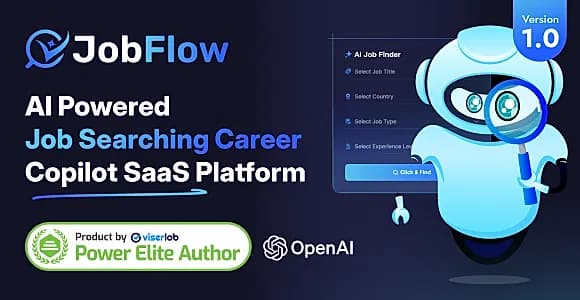 JobFlow - AI Powered Job Searching Career Copilot SaaS Platform