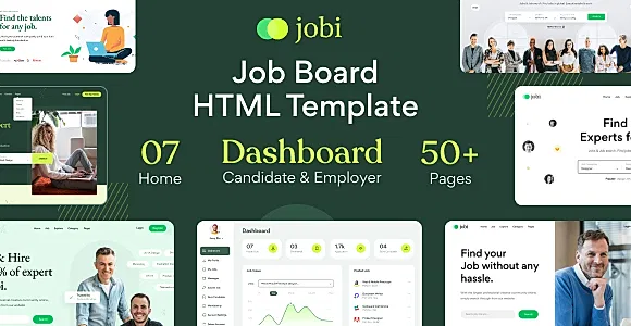 Jobi - Responsive Job Board HTML Template
