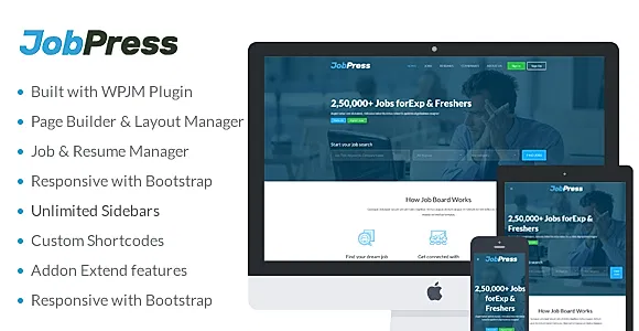 JobPress WordPress Theme