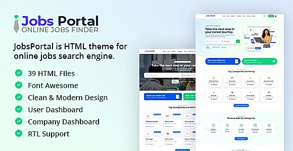 Jobs Portal - Business HTML Template
