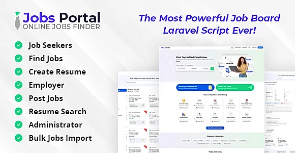 Jobs Portal - Job Board Laravel Script