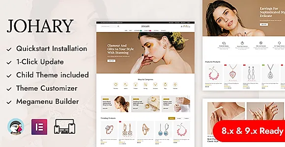 Johary - Jewelry Fashion Store Prestashop Responsive Theme