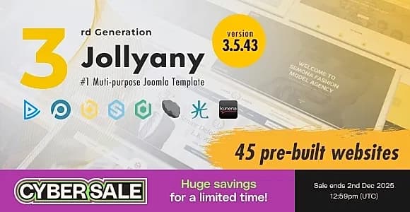 Jollyany | Multi-Purpose Joomla 5 Template